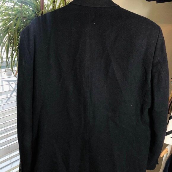 RALPH Ralph Lauren Black Wool Blend Blazer Jacket Business Career Classic Coat - Picture 8 of 8